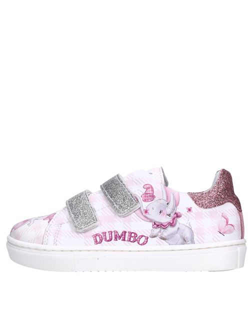 Sneakers in ecopelle e glitter MONNALISA | 83D000 4F00ROSA-ARGENTO